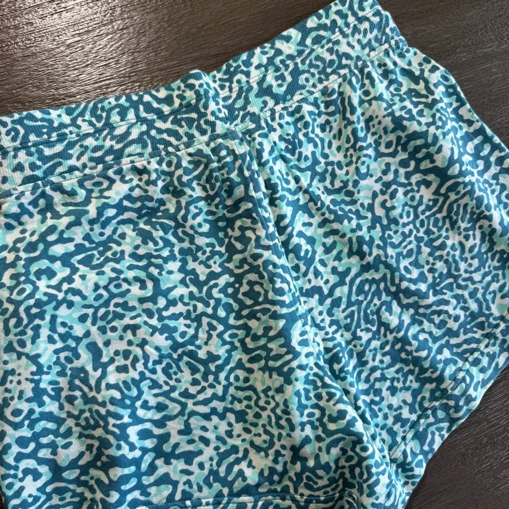 NWT Athleta Balance 4” Shortie Blue Teal White XS